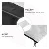 TOVINANNA Silver Oxford Cloth Folding Telescope Cover, Waterproof Outdoor Rain Protection view 3