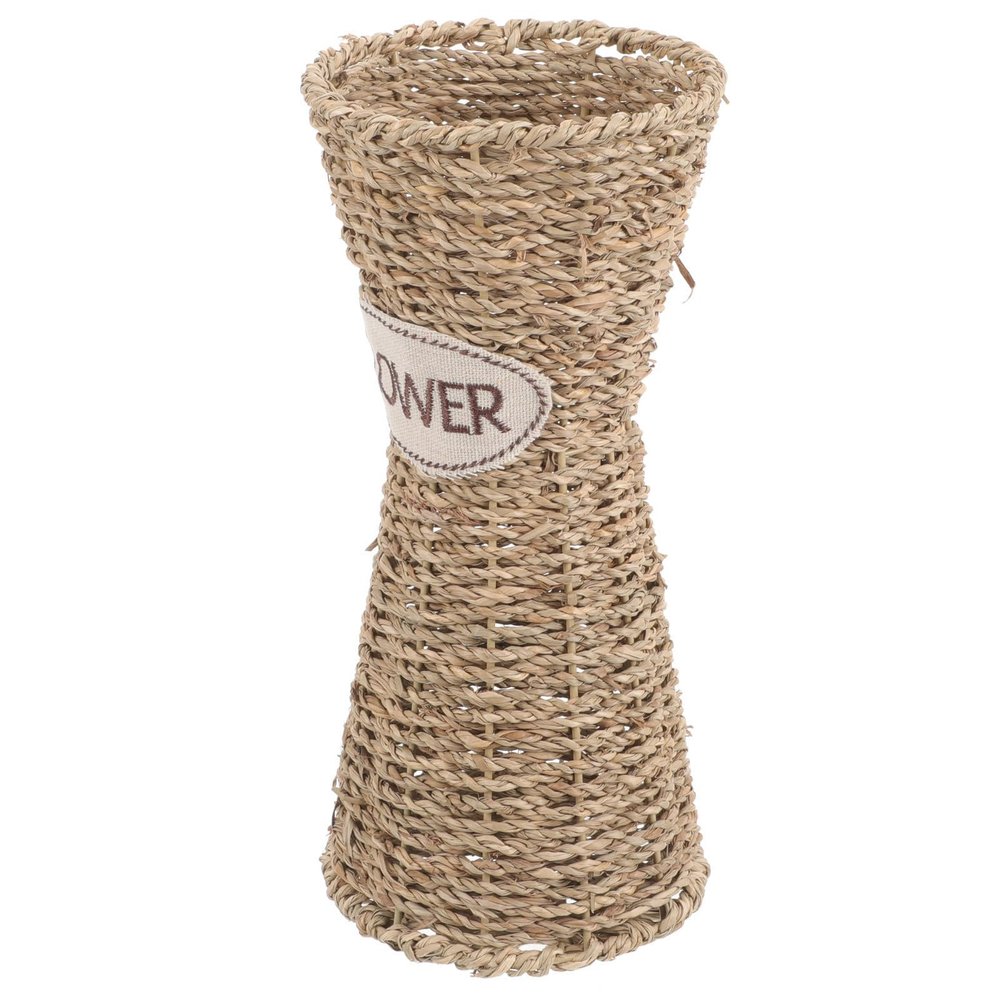 JEWEDECO Retro-Textur-Blumenkorb, 30 cm, braunes Pflanzgefäß