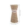 JEWEDECO Retro-Textur-Blumenkorb, 30 cm, braunes Pflanzgefäß view 2