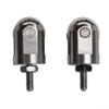 2-Piece M2.5 Indicator Contact Set with 10 mm Roller Tip, Stainless Steel Depth Gauge Head Parts, 22.5 mm Length view 3