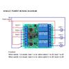 3-Channel High-Level Trigger Relay Module with Optocoupler Isolation, DC 12 V, 10 A for DIY Projects view 2