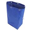 Multifunctional Reusable Canvas Cleaning Bag with Hooks, Blue view 1