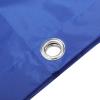 Multifunctional Reusable Canvas Cleaning Bag with Hooks, Blue view 3
