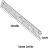 Mini Rubber Speed Bumps for Roads, 1,500 kg Capacity, Includes 5 Expansion Bolts, 99.1 x 10.2 x 2 cm view 2