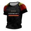 2026 Germany Fan Soccer Shirt, Short Sleeve, Retro, Earthy Yellow, XXL view 1