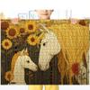 3000-Piece Adult Jigsaw Puzzle, Horses and Sunflowers, Challenging Family Game, R2KH-558 view 2