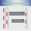Aluminum Surveying Rod with Removable Centering Rod, 28 mm Thick, Highly Visible 20 cm Markings, Screw Connection, Oxford Fabric Storage Bag (3 view 3