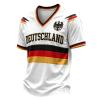 2026 World Cup Germany Football Fan T-Shirt, Short Sleeve, Gray, L view 1