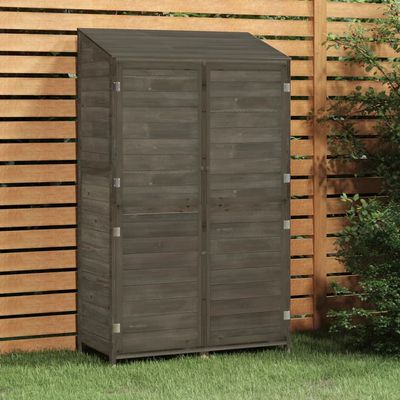 Wooden Tool Shed, 102 x 52 x 174.5 cm, Solid Fir Wood