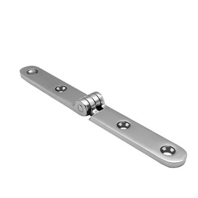 316 Marine-Grade Stainless Steel Hinge, 170 x 18 mm, Four-Hole Long Version