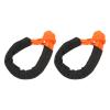 Bediffer Soft Shackle Recovery Rope, High Tensile Strength, Lightweight, for Boating, Camping and Climbing, 2 x 8 mm, Portable, UV-Resistant, Orange view 3