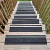 Opatiny Photoluminescent Anti-Slip Stair Tape, Waterproof PET Adhesive Strips, Black, 5 Pieces, 10 x 60 cm view 1