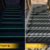 Opatiny Photoluminescent Anti-Slip Stair Tape, Waterproof PET Adhesive Strips, Black, 5 Pieces, 10 x 60 cm view 3