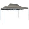 sephironlbb 3 x 4.5 m Pop-Up Canopy, Anthracite, Steel Frame, Waterproof and UV-Resistant, with Sidewalls and Ground Stakes view 1