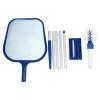 HOMOCONO Pool Cleaning Set with Fine-Mesh Net, Cleaning Brush and 5-Piece Plastic Telescoping Pole view 1