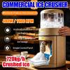SHENGQION Professional Ice Crusher, 480 W, 1,400 RPM, Automatic Snow Cone Machine with Smart Anti-Jam Technology, 6 kg Bucket view 2
