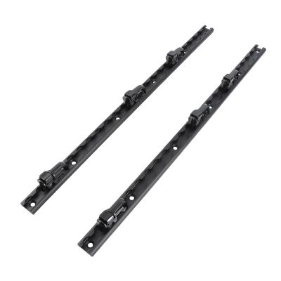 RhineCart Basics 60 cm L-Track Tie-Down System with 6 Double-Stud Fittings
