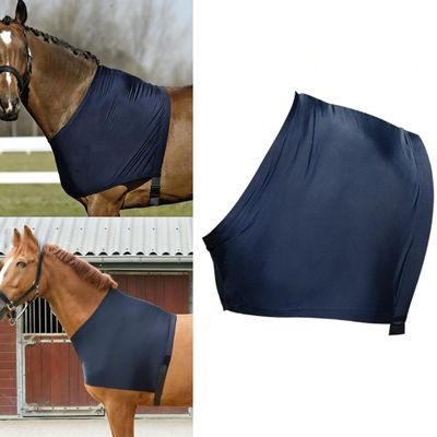 Kivivaka Horse Shoulder Protection Vest, Stretch Spandex Chest Protector, Black, M