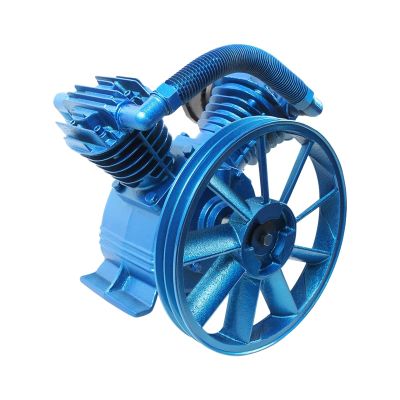 5.5 HP 21 CFM 175 PSI V-Type Twin-Cylinder Two-Stage Air Compressor Pump Head