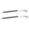 DINHEAROM Stainless Steel Pig Hair Scrapers, 2-Piece Set with Precision Blades view 1