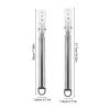 DINHEAROM Stainless Steel Pig Hair Scrapers, 2-Piece Set with Precision Blades view 2