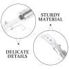 DINHEAROM Stainless Steel Pig Hair Scrapers, 2-Piece Set with Precision Blades view 3