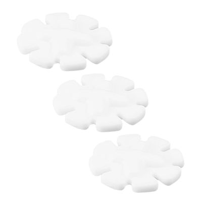 NESTINGHO Magnetic Stir Bars, 3-Piece Flower-Shaped White Plastic Set