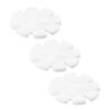 NESTINGHO Magnetic Stir Bars, 3-Piece Flower-Shaped White Plastic Set view 1