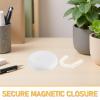 Baluue Transparent Storage Boxes for Dentures and Aligners, 2-Pack, with Magnetic Closure view 3