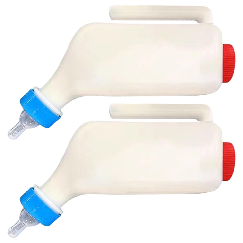 Goat Feeding Bottles with Comfortable Grip for Animal Rearing