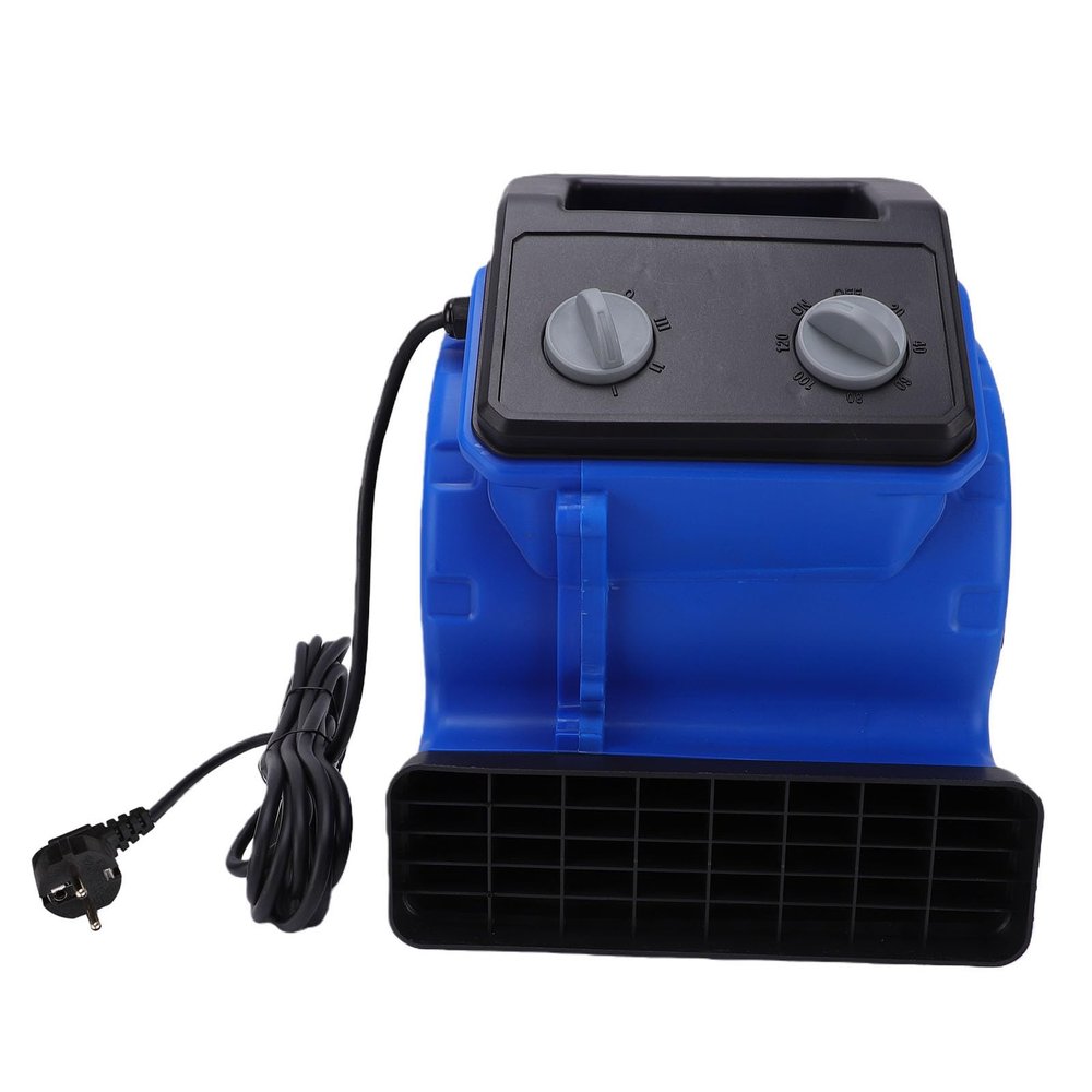 Spacnana Industrial Air Mover, 300 W, 3 Speeds, 3 Adjustable Angles, Floor and Carpet Dryer with 16.4 ft Cable for Flood Restoration (EU Plug)