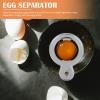 4-Piece Stainless Steel Egg Yolk Separator Set view 4