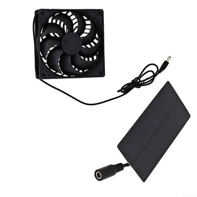 Mini Solar Ventilation System with Panel for Greenhouse Temperature and Humidity Control