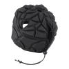 AMUSLESUR Black EVA Soccer Helmet with Flexible Extension and Non-Slip Rugby Padding for Soccer and Hockey World Cup Celebration Decor view 1