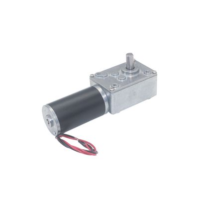 FCARUMIQP Mini Motor, 7 N·m, Low Speed, High Torque, 12V/24V DC Worm Gear Motor