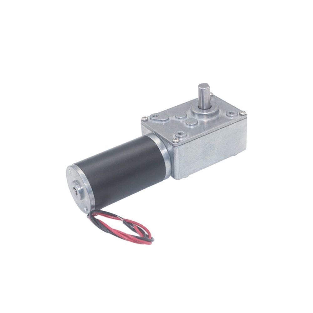 FCARUMIQP Mini Motor, 7 N·m, Low Speed, High Torque, 12V/24V DC Worm Gear Motor
