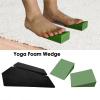 Yoga Wedge Block, Lightweight Portable Non-Slip Stretch Board, Squat Ramp, Green view 2