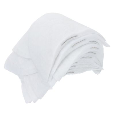 FRCOLOR 50 Pairs of White Cotton Shoulder Pads for Women and Men, Lightweight Design for Dance and Social Occasions