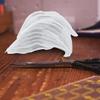 FRCOLOR 50 Pairs of White Cotton Shoulder Pads for Women and Men, Lightweight Design for Dance and Social Occasions view 2