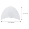 FRCOLOR 50 Pairs of White Cotton Shoulder Pads for Women and Men, Lightweight Design for Dance and Social Occasions view 3