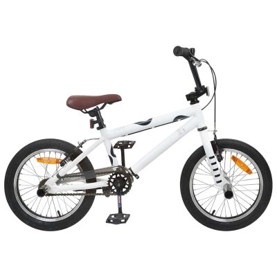 IKAYAA 16-Inch Kids' BMX Bike for Children Ages 5+, Freestyle Bicycle for Beginners, Multiple Colors