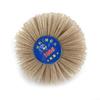 80 mm Nylon Wheel Brush for Wood and Metal, 6 mm Shank, 180 Grit view 1