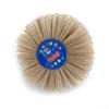 80 mm Nylon Wheel Brush for Wood and Metal, 6 mm Shank, 180 Grit view 2