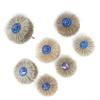 80 mm Nylon Wheel Brush for Wood and Metal, 6 mm Shank, 180 Grit view 4