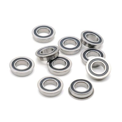 10-Pack MF148 2RS Blue-Sealed Ball Bearings, 8 x 14 x 4 mm, ABEC-7