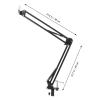Adjustable Metal Webcam Mount and Clamp with Scissor Arm view 2