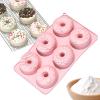 Generic 6-Cavity Food-Grade Nonstick Donut Mold view 1