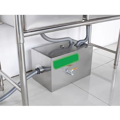 HYJAUSXB Oil-Water Separator, Stainless Steel Grease Trap