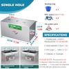 HYJAUSXB Oil-Water Separator, Stainless Steel Grease Trap view 3