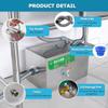 HYJAUSXB Oil-Water Separator, Stainless Steel Grease Trap view 4